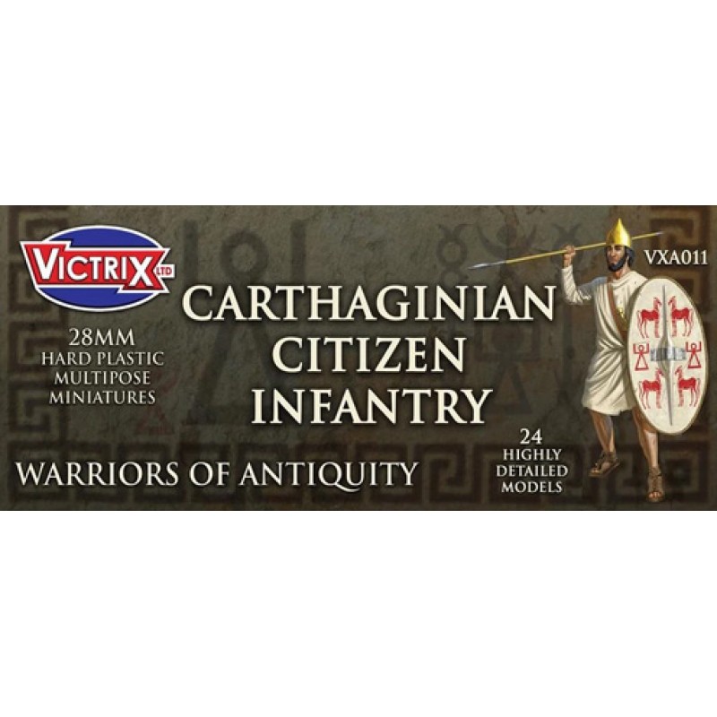 Carthaginian Citizen Infantry Sprue Warriors of Antiquity 28mm Victrix 